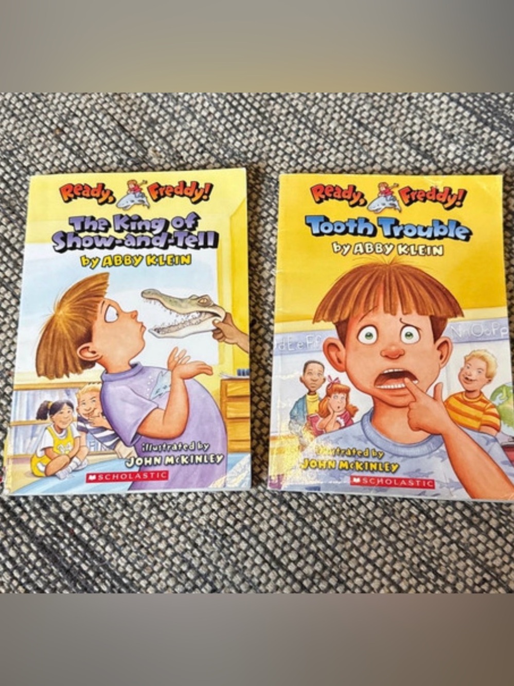 Ready, Freddy! Tooth Trouble by Abby Klein - Yellow Kids Book